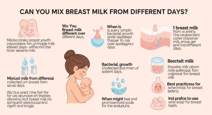 Can You Mix Breast Milk from Different Days?