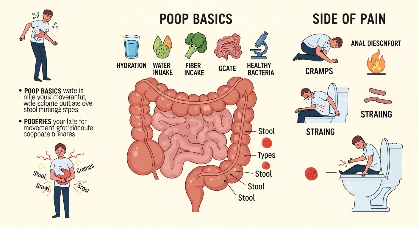 The Basics Poop 101 (with a Side of Pain)